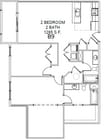 2 bedrooms, 2 baths