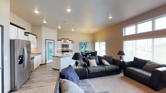 Tri-level living room