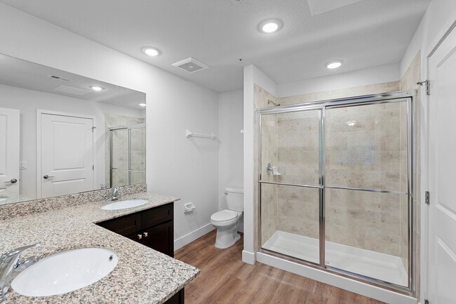 Refresh and recharge in a spa-inspired bathroom.