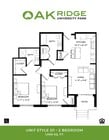 2 Bedroom, 2 Bathroom