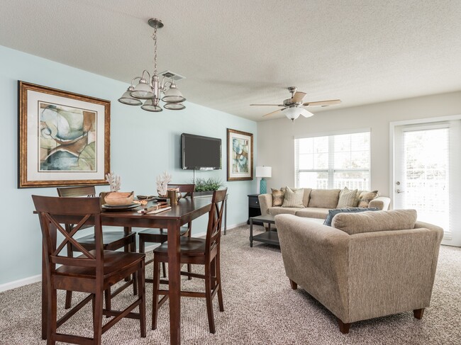 Bright, Spacious Living Room - Tides at Calabash Apartments