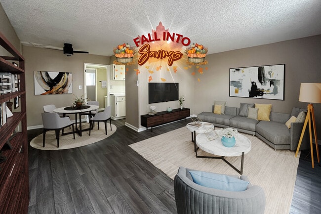 1 BR, 1 BA - Living Room - Maryland Park Apartments
