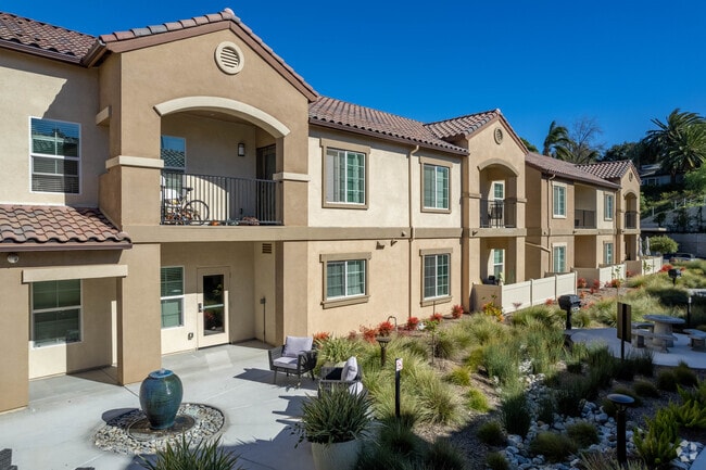 Outdoor Seating Area - The Woods Senior Living