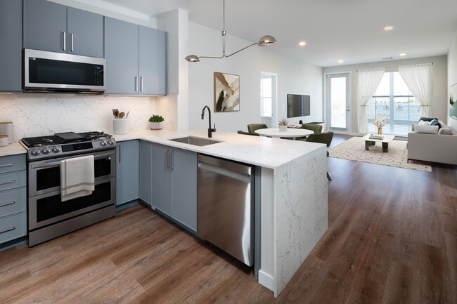 Signature Collection kitchen and living room