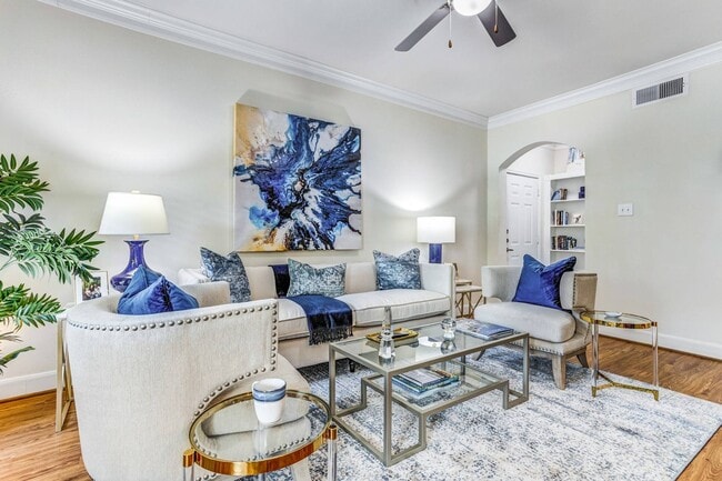 Spacious Living Room - Post Oak at Woodway