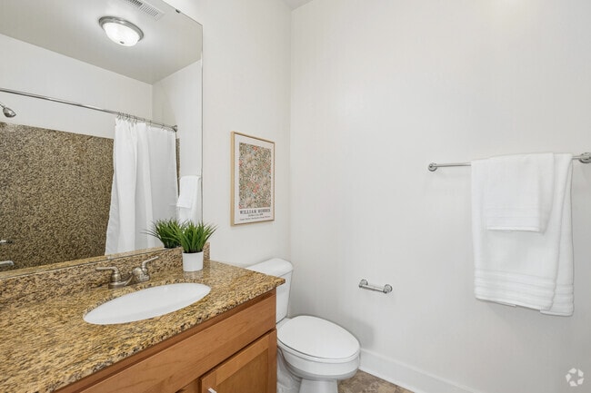 2BR, 2BA - 950SF - Primary Bathroom