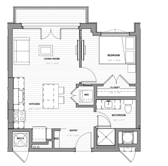 Building Photo - The Gallery (Corner) | 1 Bed | 1 Bath | 561 SF Unit A205