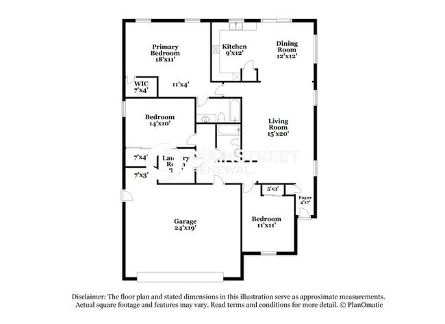 Photo - 3 Bedroom Pet-Friendly Home in Phoenix, AZ with Main Street Renewal