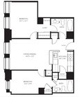 2BR + 2BA