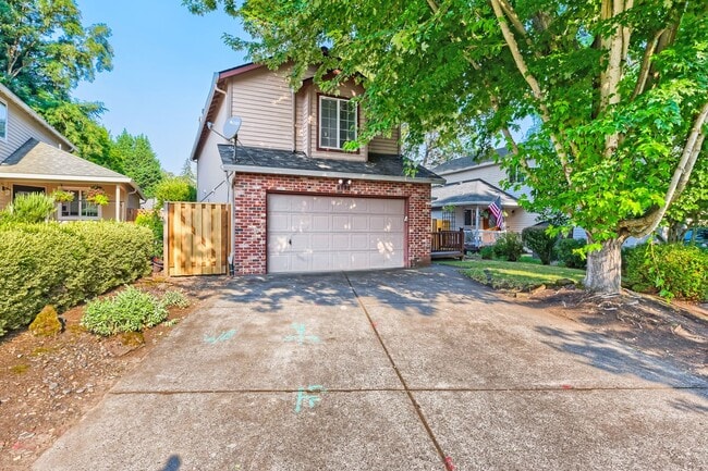 Photo - 3BR + 2.5BA Two-Story Home — 2-Car Garage, Fenced Yard & Large Deck on a Cul-de-Sac (Beaverton / ...