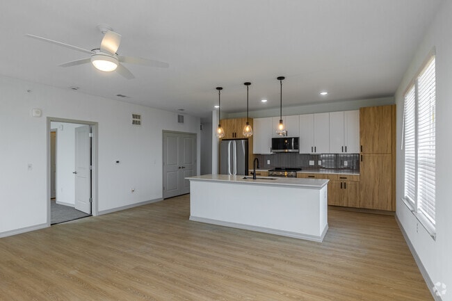 2BR, 2BA - 1,253SF -Living Room - The Elara