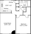 1BR/1BA