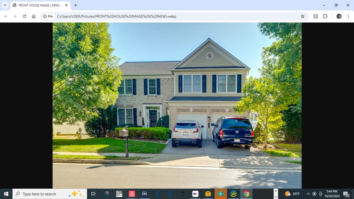 Main house Front View! - 8953 Birch Bay Cir (Lorton, VA)