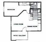 One Bedroom One Bathroom