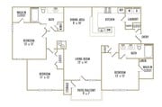 3BR/2BA