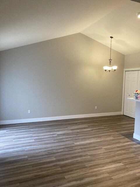 Edinburgh Living Room with Vaulted Ceiling - Patterson Place Apartments