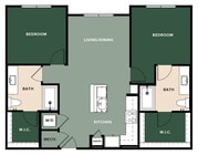 B1 floor plan Prose Evergreen