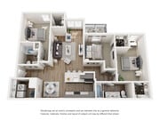 C3 - 3x2, 1,421 SqFt