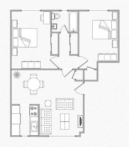 Floor Plan - 2 Bedroom	