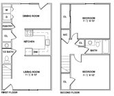 2BR/1.5BA