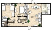 2 BR/1 BA