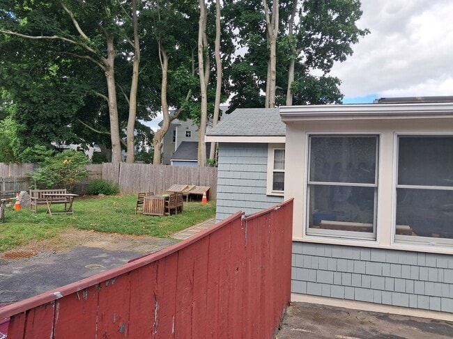 View of Fenced-In Yard - 128 Trenton St