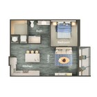 A2 floor plan River House