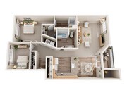Columbia floor plan Willamette Park