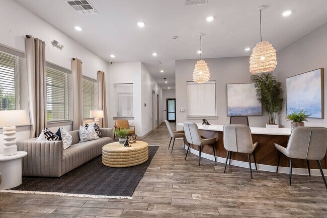 Clubhouse with TVs and Full Kitchen at The Retreat in Corpus Christi, TX - The Retreat Corpus Christi