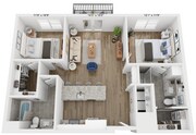 B2 floor plan Rivette Tower