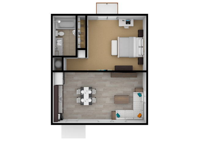 Floorplan - 1004 Derwood Ct Unidad 1