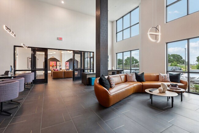 Clubhouse Seating Area - Comfortable resident space for relaxing, working, meeting friends or gathering with neighbors.