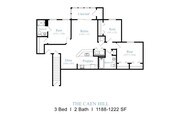 Room to live, room to grow. The Caen Hill's three-bedroom design pairs bright, vaulted ceilings with smart storage and a flowing layout.