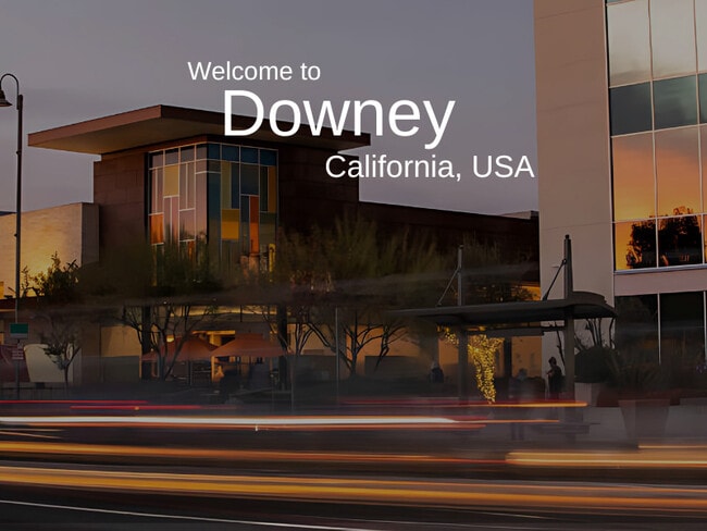 Welcome to Downey, California! Located South East of Downtown Los Angeles!