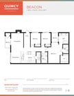 BEACON floor plan Quincy