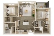 2 Bedroom Standard