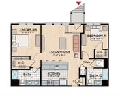 B7 - 1089 Sq Ft