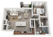 A3 floor plan Enclave Falcon Pointe