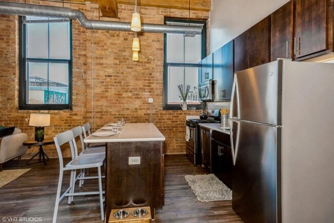 Kitchen with a breakfast bar