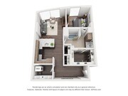 McKenzie - G1 - 1 Beds - 1 Baths - 835 Sq. ft.