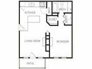 1BR/1BA