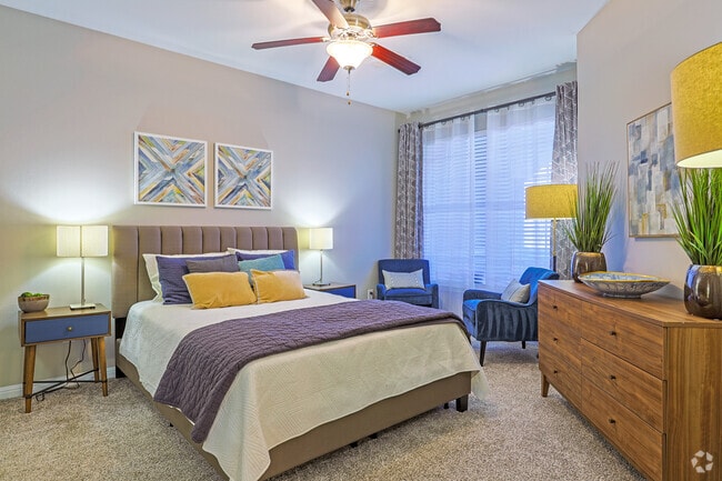 2BR, 2BA - 1,266SF - Master Bedroom - Bristol Heights