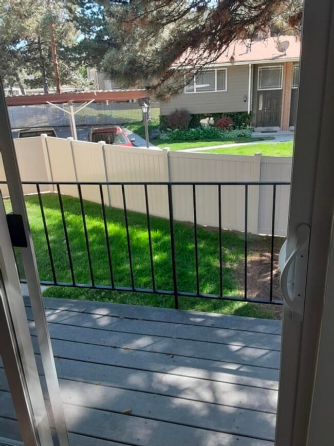 Balcony and private fenced backyard - 2570 E Canterbury Ln