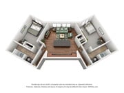 2 Bed-2 Bath (2 Person)