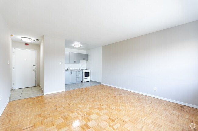 1BR, 1BA - Living Room - Parkridge Apartments