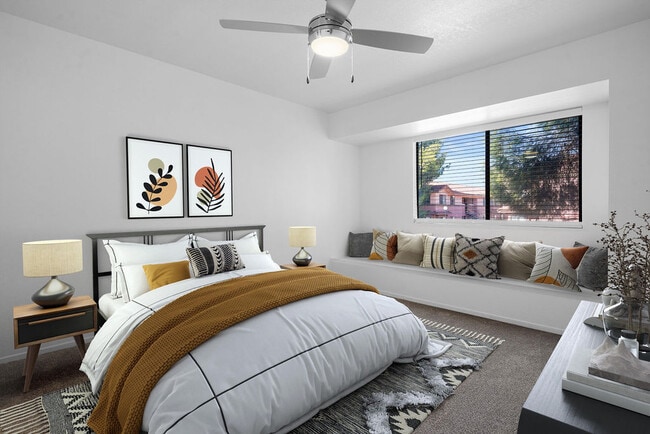 Virtually Staged Reno Primary Bedroom