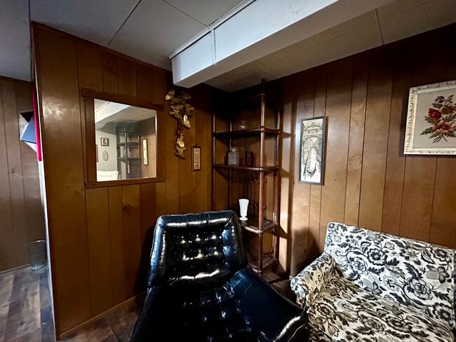 Sofa bed in livingroom - 1908 Kessler Blvd North Dr Unit Downstairs apartment