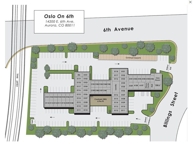 Site Map - Oslo on 6th