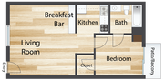 A2 Ambiance 501 sq ft