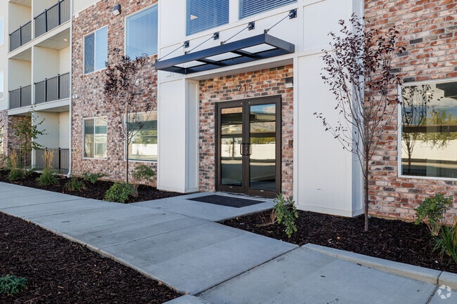 Apartment Building Main Entrance - Station on 17th